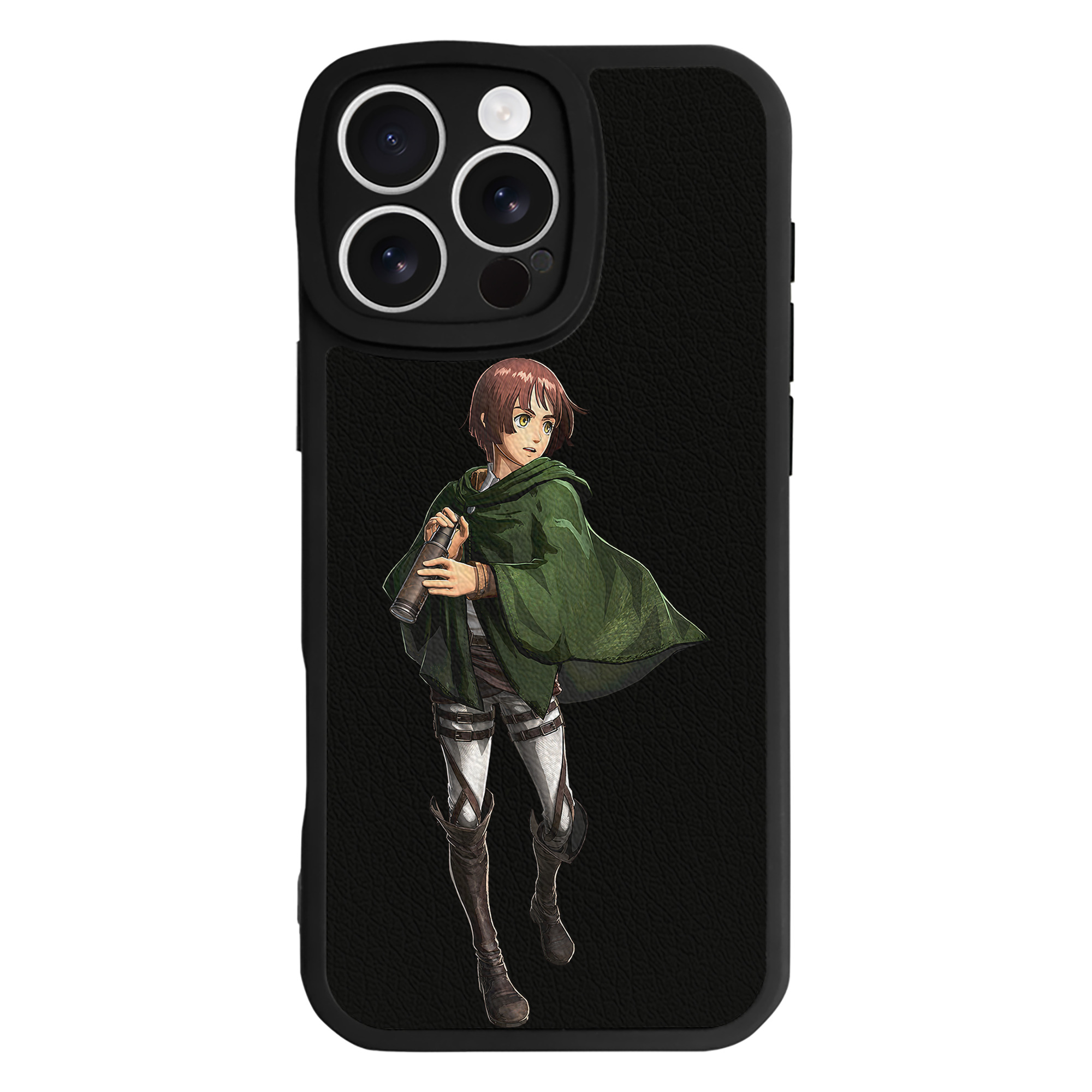 （画像用） 進撃の巨人 Attack on Titan 【iPhone 16シリーズ対応】シリコンスマホケース（レザー調） 材質：シリコン